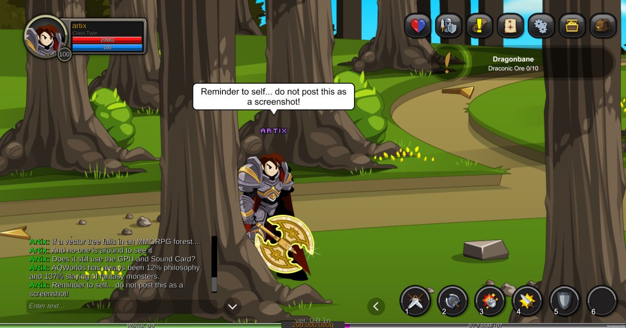 AdventureQuest Worlds Infinity Screenshot 001