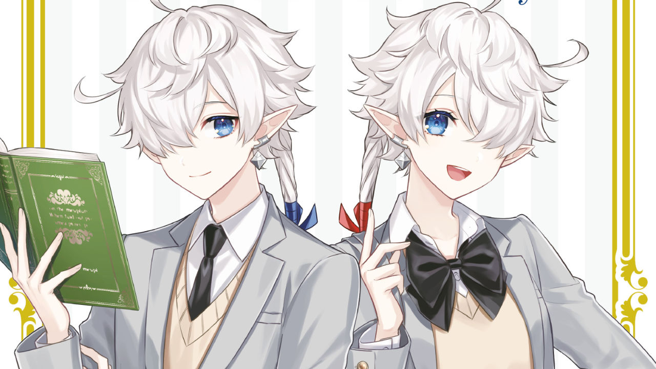 Final Fantasy XIV: Eorzea Academy Artwork of twins Alphinaud and Alisaie