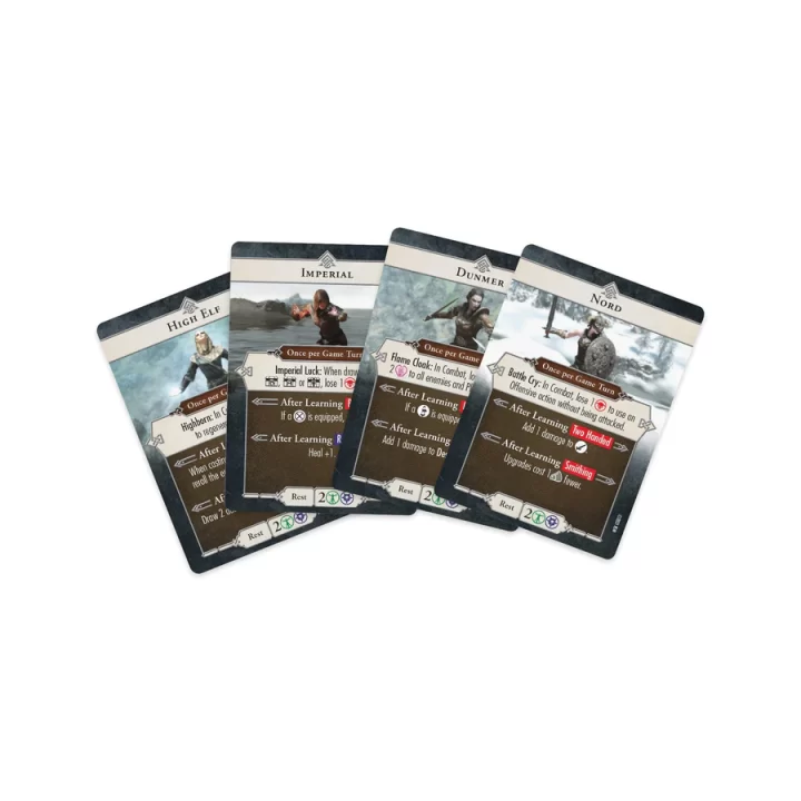 The Elder Scrolls V Skyrim Adventure Board Characters Cards