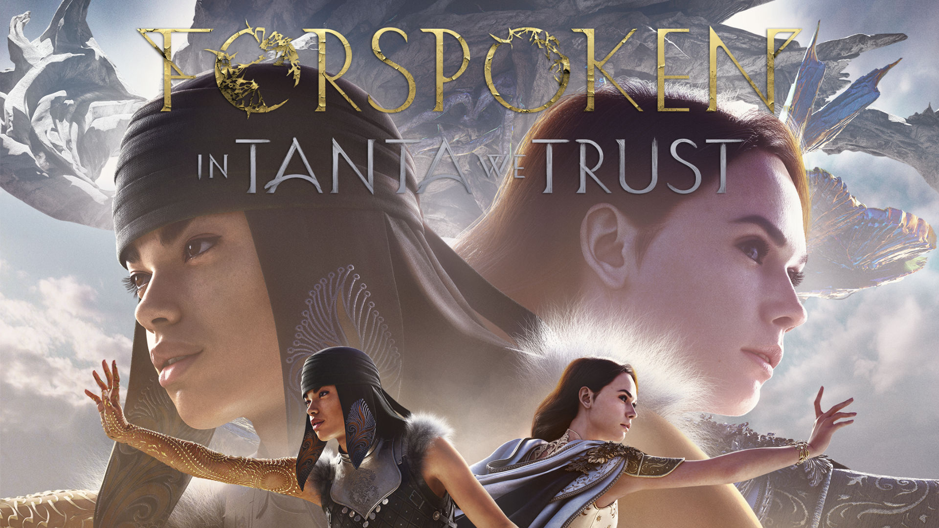 Forspoken: In Tanta We Trust artwork of Frey and Tanta Cinta back to back