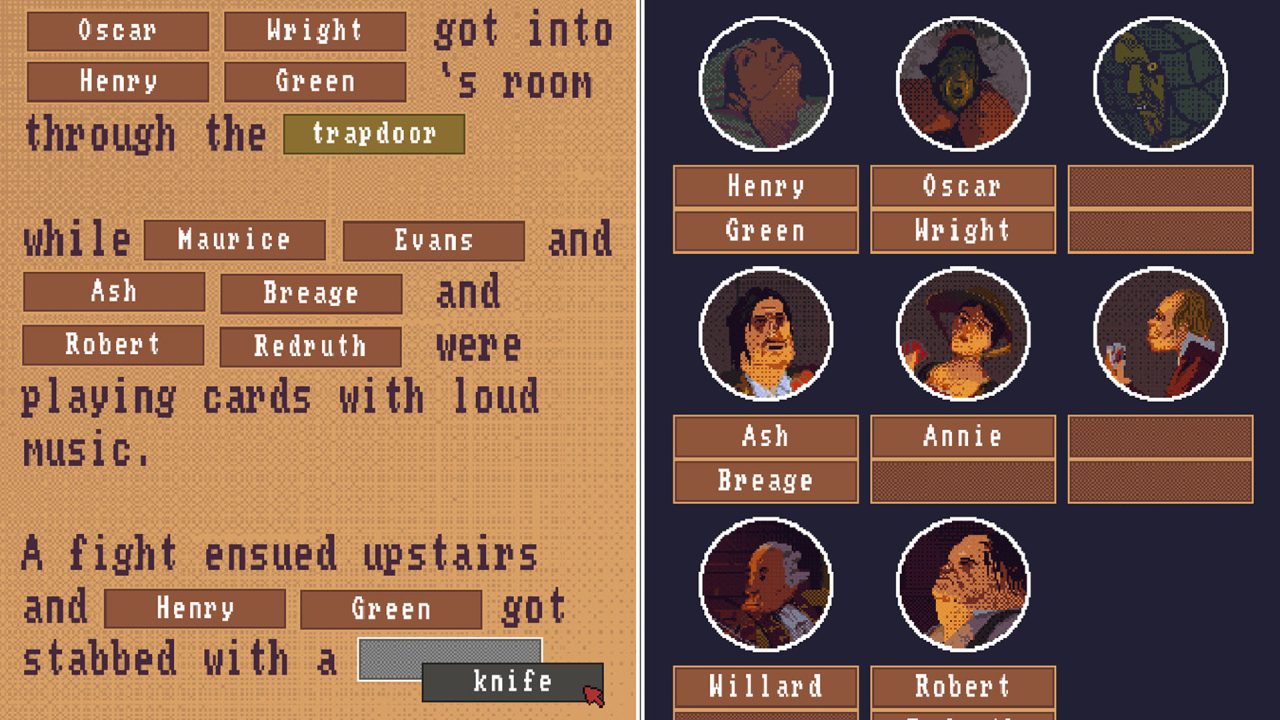 Filling in the blanks in The Case of the Golden Idol.