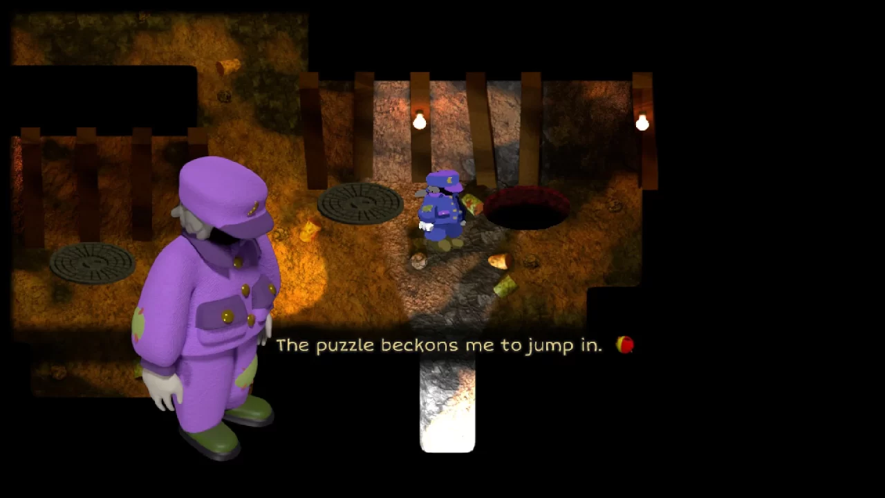A figure in uniform says they will jump into a puzzle in 24 Killers.