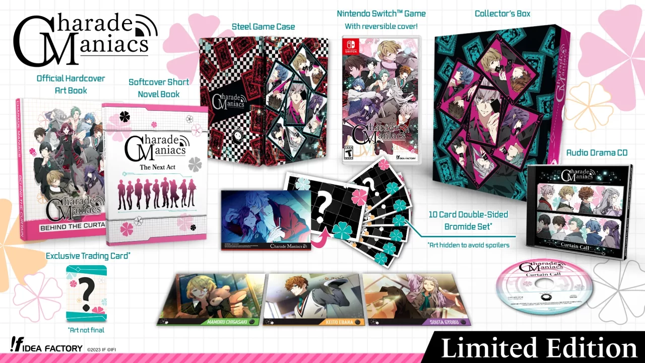 Charade Maniacs Cover Art US Switch Collectors Edition