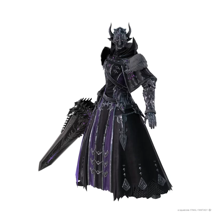 Final Fantasy XIV Dawntrail Artwork 055 Dark Knight AF Gear
