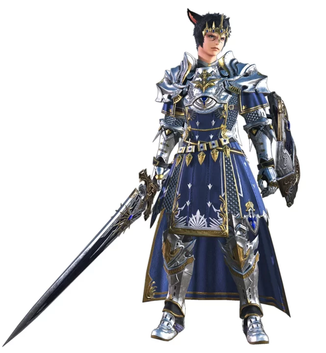 Final Fantasy XIV Dawntrail Artwork 061 Paladin AF Gear