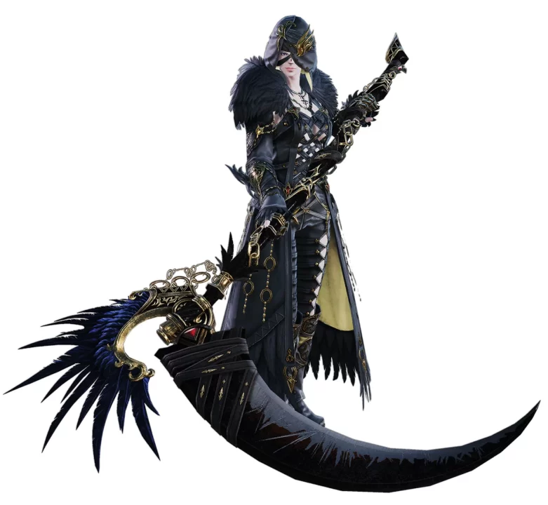 Final Fantasy XIV Dawntrail Artwork 062 Reaper AF Gear