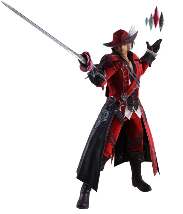 Final Fantasy XIV Dawntrail Artwork 063 Red Mage AF Gear