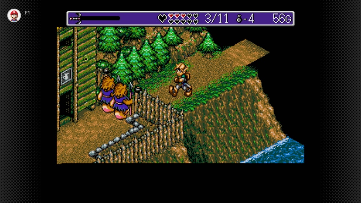 Screenshot of Landstalker on Nintendo Switch Online