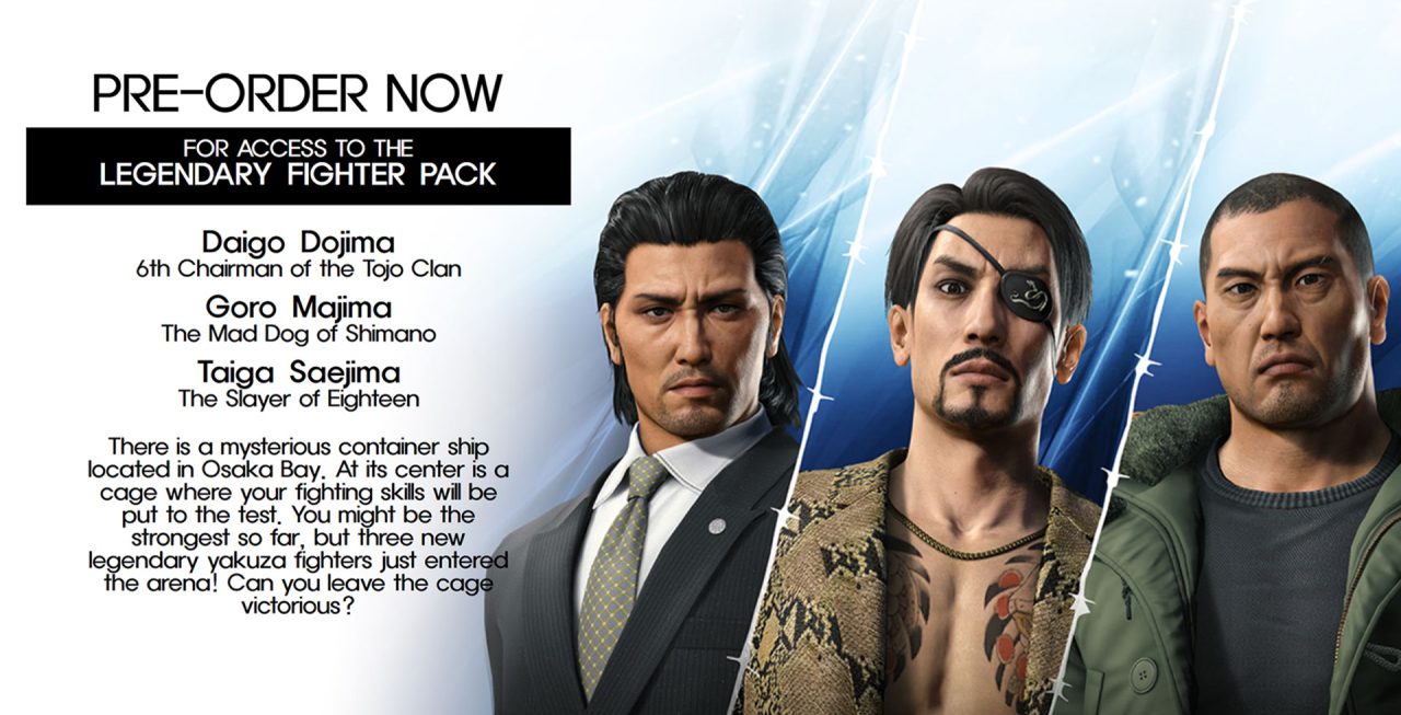 Like a Dragon Gaiden The Man Who Erased His Name Legendary Fighter Pack