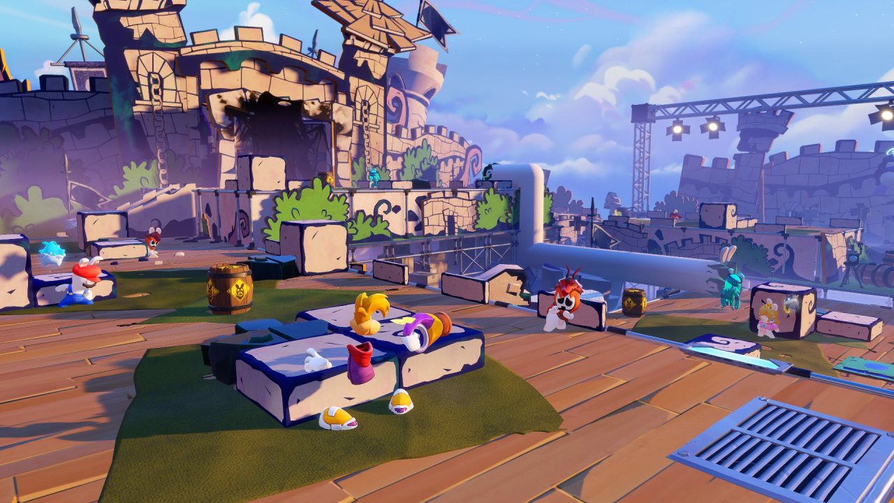 Mario Rabbids Sparks of Hope Rayman in the Phantom Show Screenshot 001