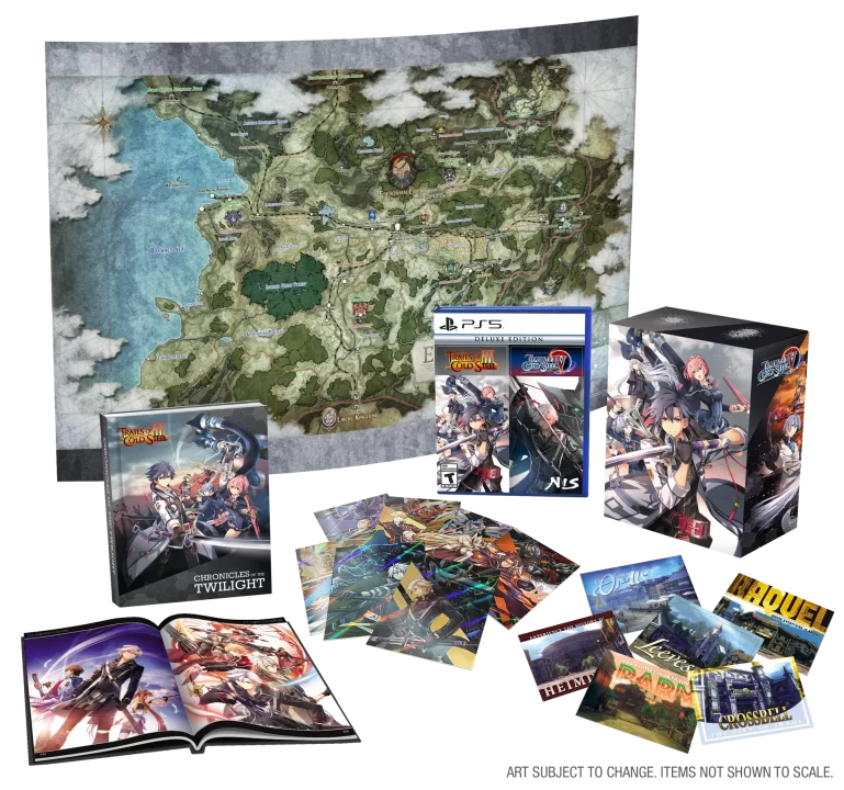 The Legend of Heroes: Trails of Cold Steel III and IV Cover Art (US, PS5 Limited Edition)