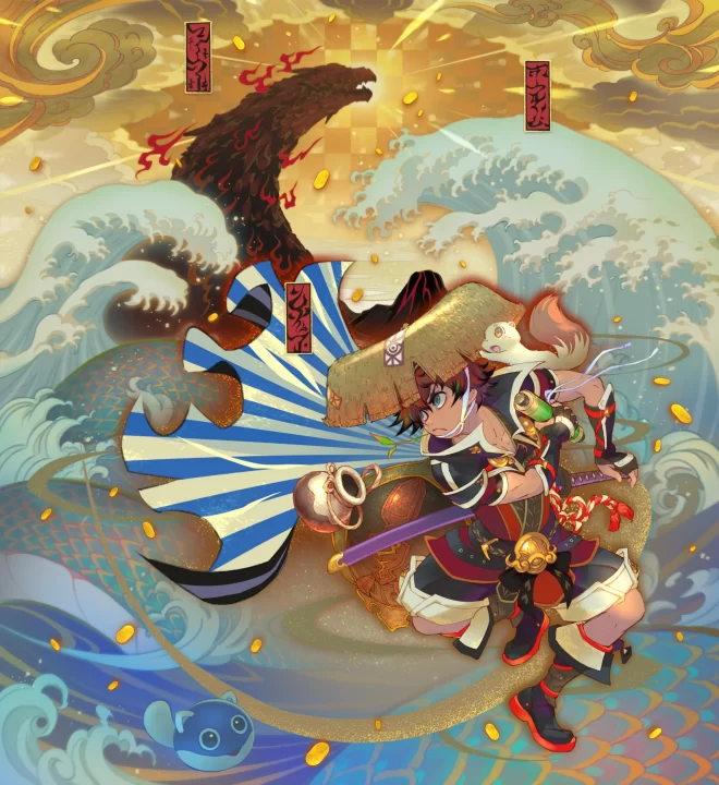 Shiren the Wanderer The Mystery Dungeon of Serpentcoil Island Artwork 001