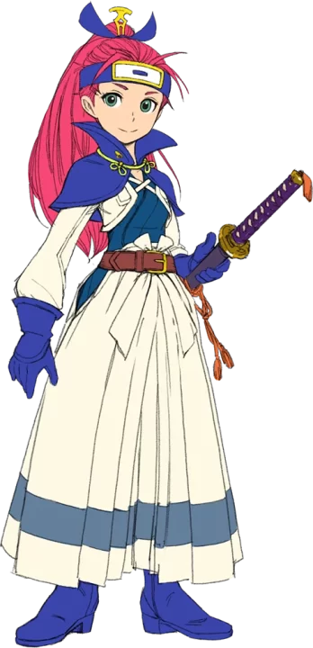 Shiren the Wanderer The Mystery Dungeon of Serpentcoil Island Artwork 002 Asuka