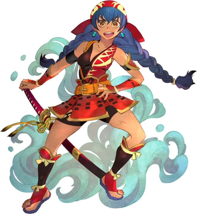 Shiren the Wanderer The Mystery Dungeon of Serpentcoil Island Artwork 006 Hibiki