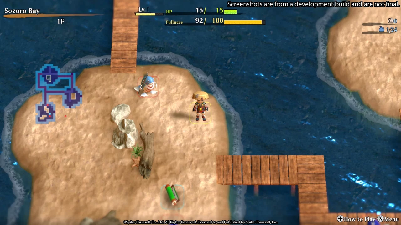 Shiren the Wanderer The Mystery Dungeon of Serpentcoil Island Screenshot 001