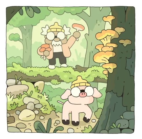 Hermit and Pig Artwork 004