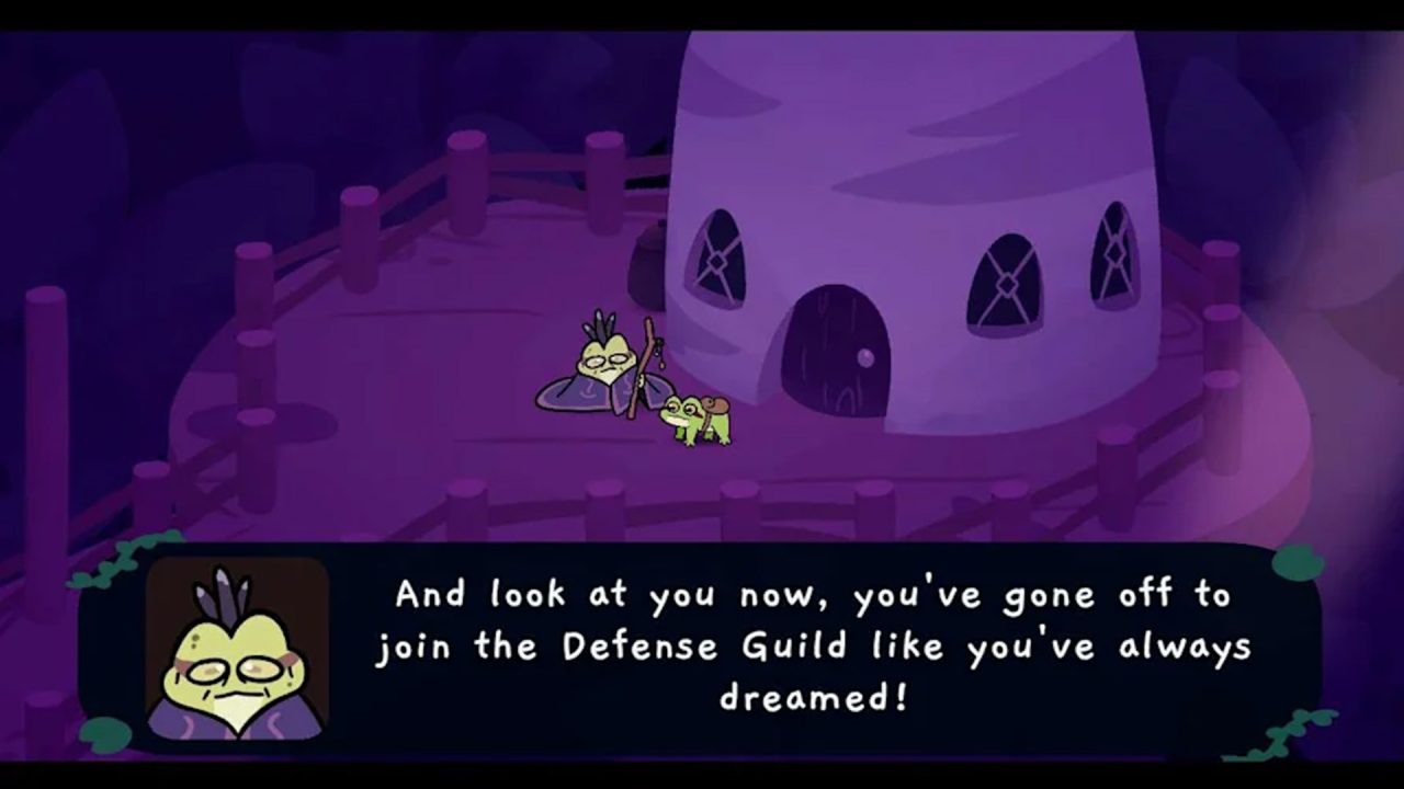 Screenshot of Frogsong, one of several RPGs coming this week