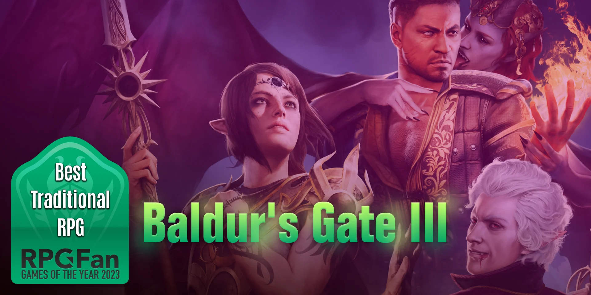 GOTY 2023 Best Traditional RPG Baldur's Gate III