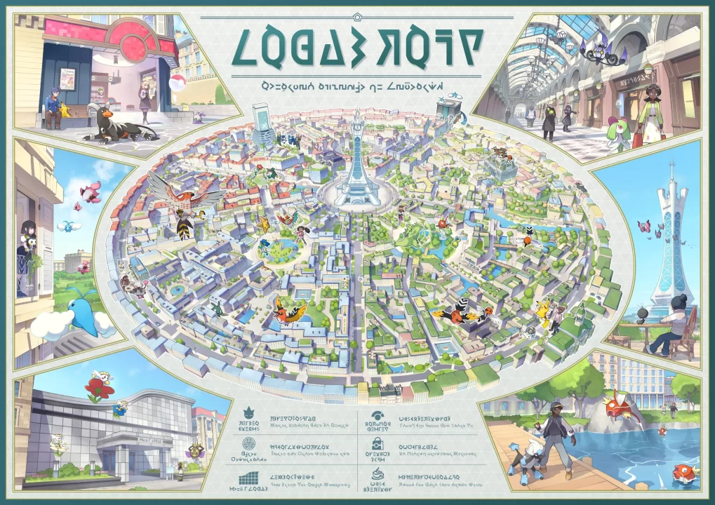 Pokemon Legends Z A Artwork 015 Lumiose City Map