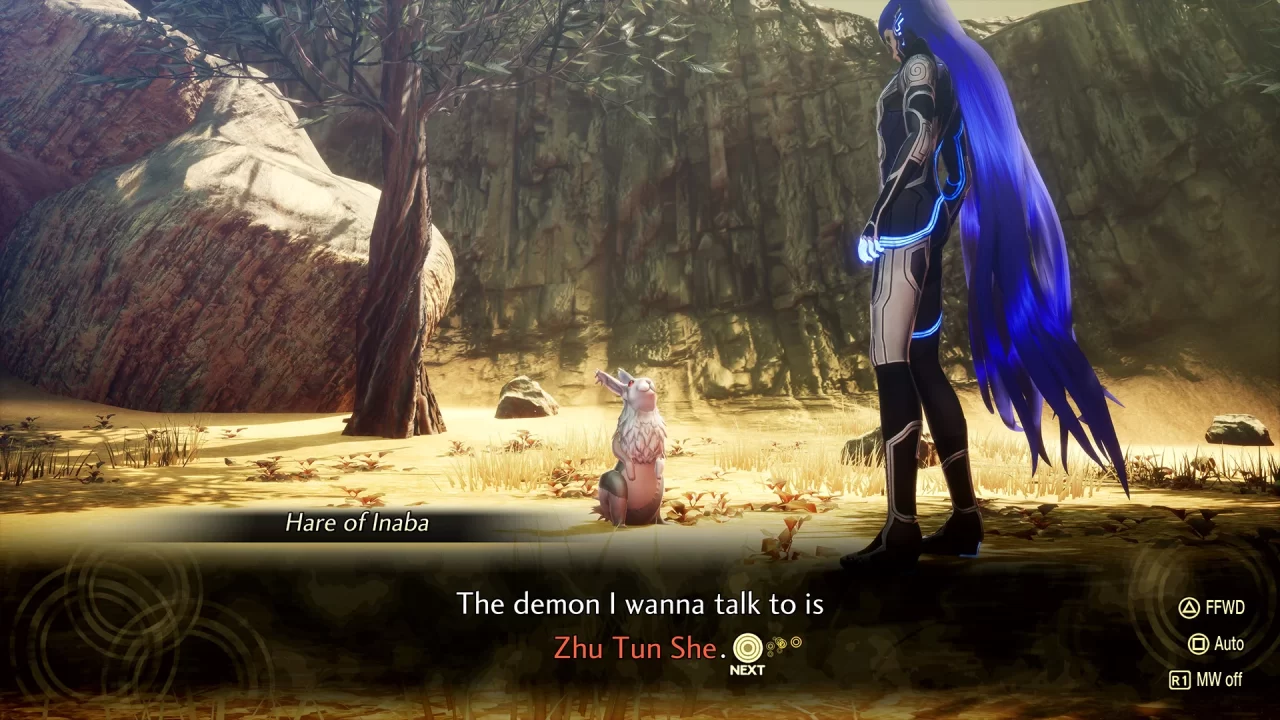 Hare of Inaba, a demon in Shin Megami Tensei V: Vengeance
