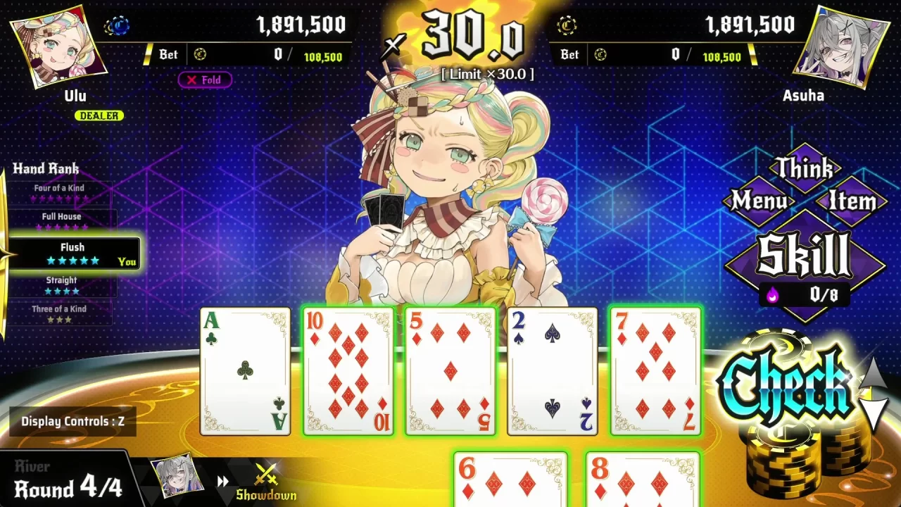 A candy-loving witch in All in Abyss: Judge the Fake, one of the RPGs coming this week