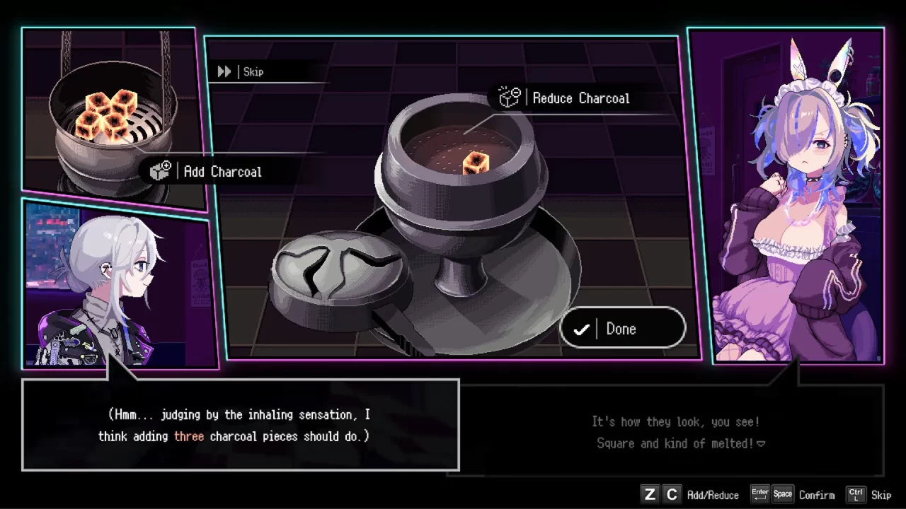 Screenshot of Hookah Haze, one of the RPGs coming this week