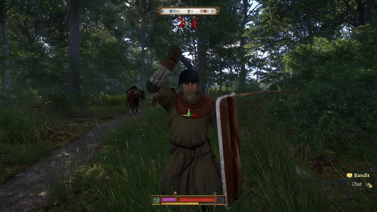 A character is ready to fight you in Kingdom Come: Deliverance II.