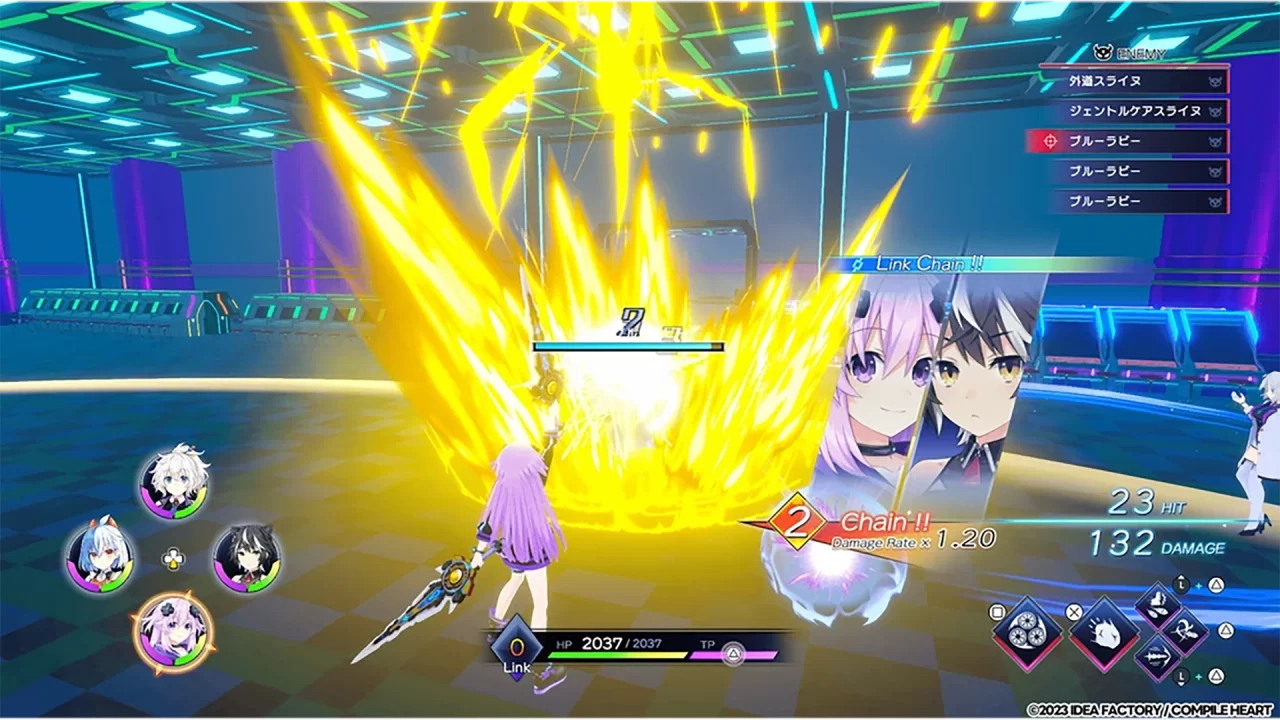Screenshot of Neptunia Game Maker R:Evolution, one of several RPGs coming this week