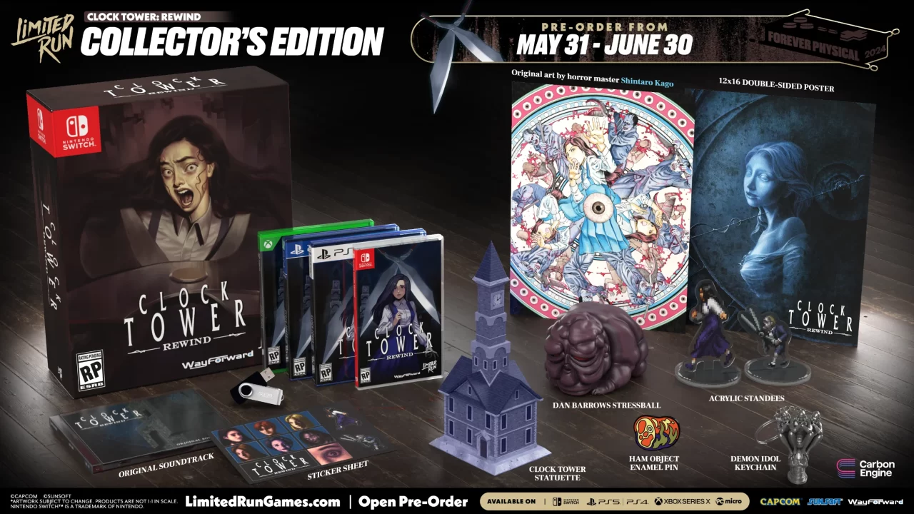Clock Tower Rewind Cover Art Collectors Edition