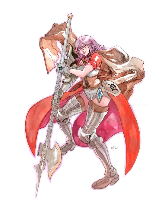 Infinity Knights Xross Artwork 002 Fate The Warrior Princess