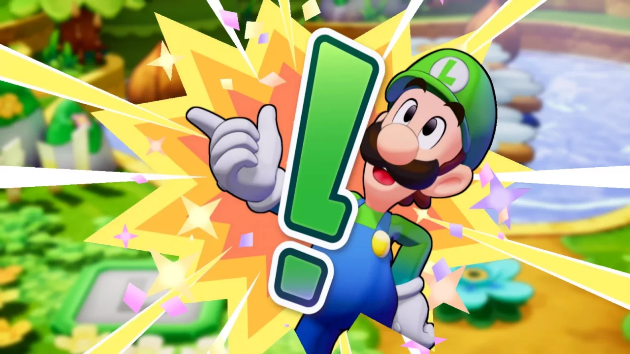 Luigi using Luigi Logic in Mario & Luigi Brothership.