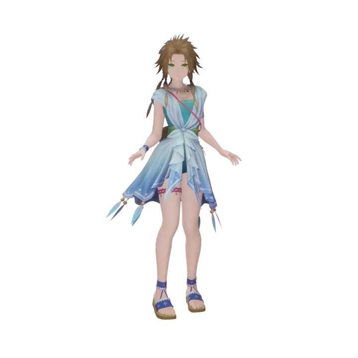 Romancing SaGa 2 Revenge of the Seven Artwork 025 Diver Natalie