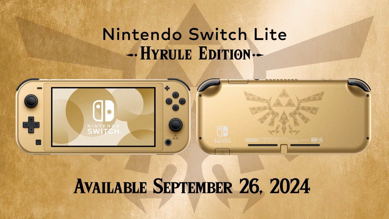 The Legend of Zelda Echoes of Wisdom Gold Hyrule Edition Switch Lite