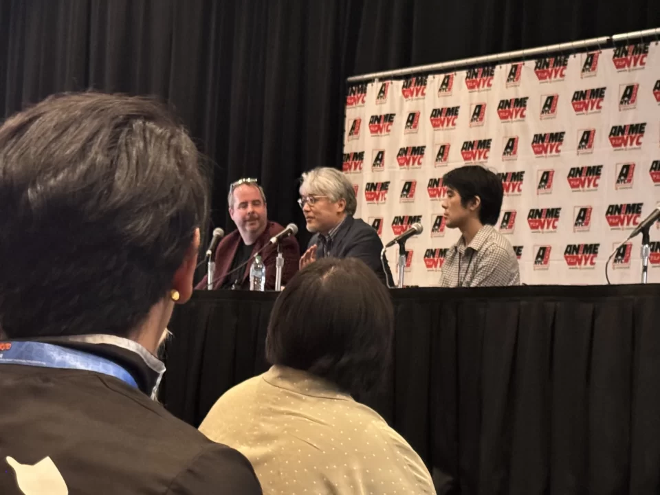 Final Fantasy composer Masashi Hamauzu speaks at an Anime NYC panel.