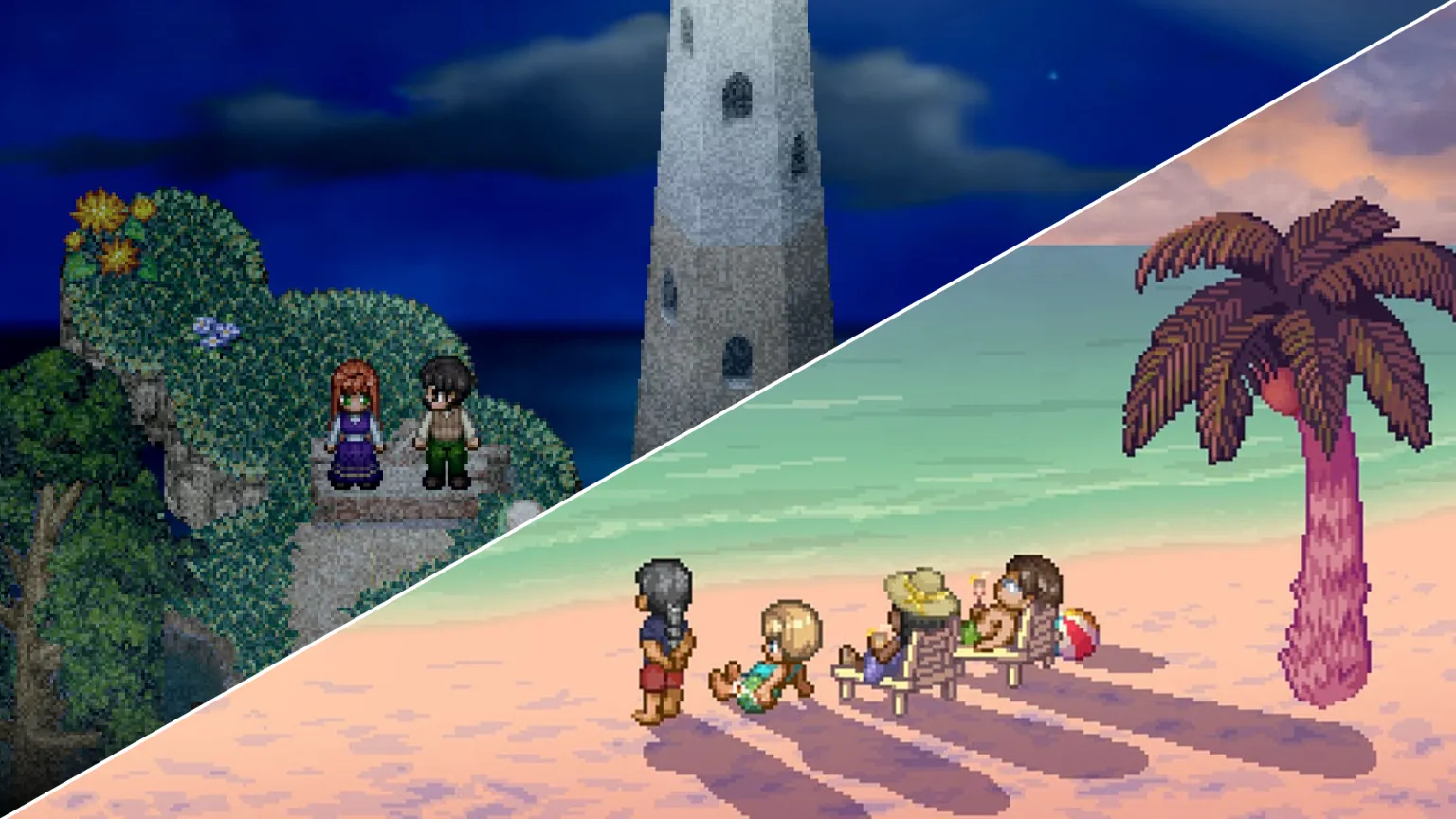 To the Moon and Beach Episode Screenshots