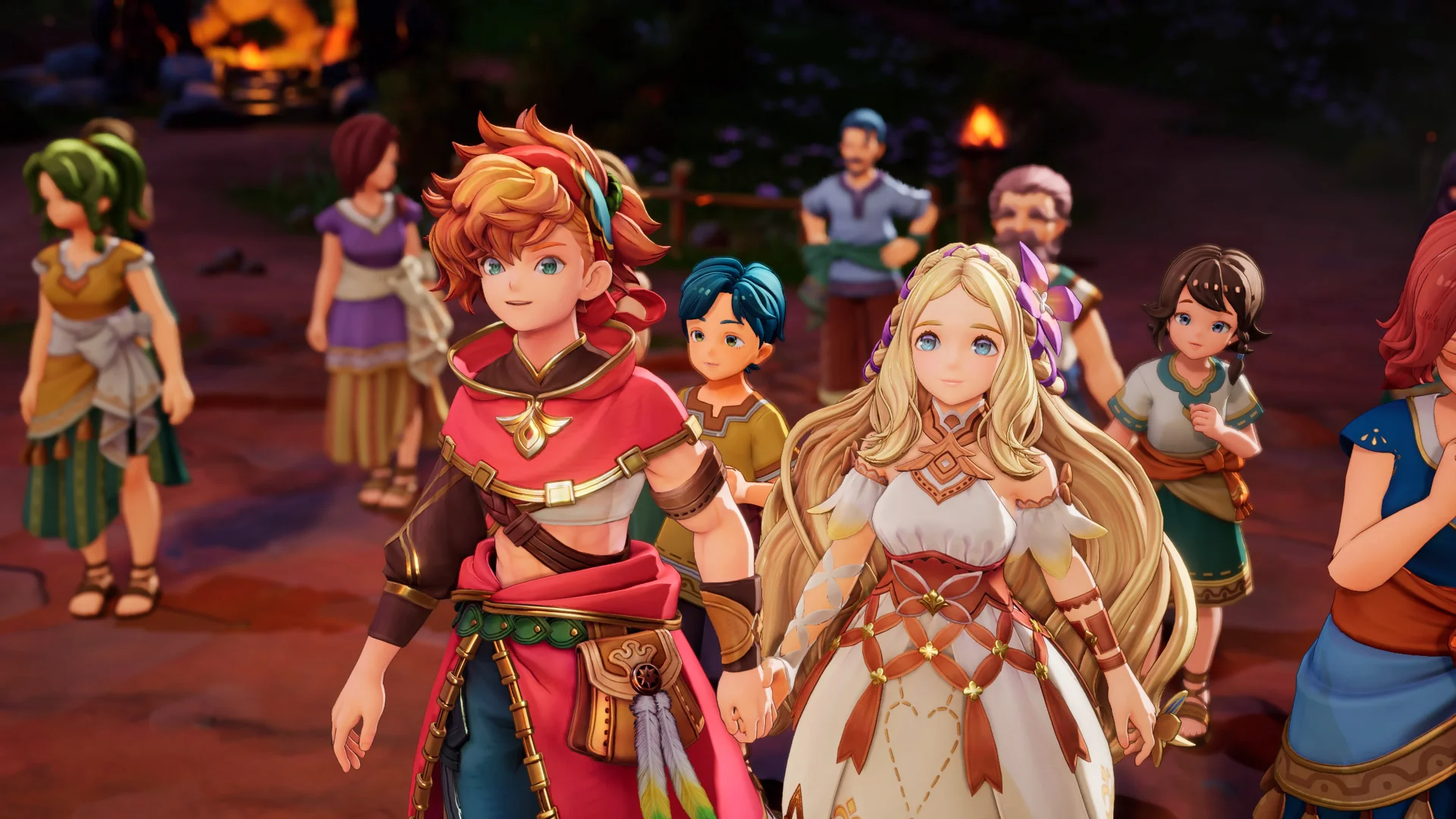 The main protagonists of Visions of Mana.