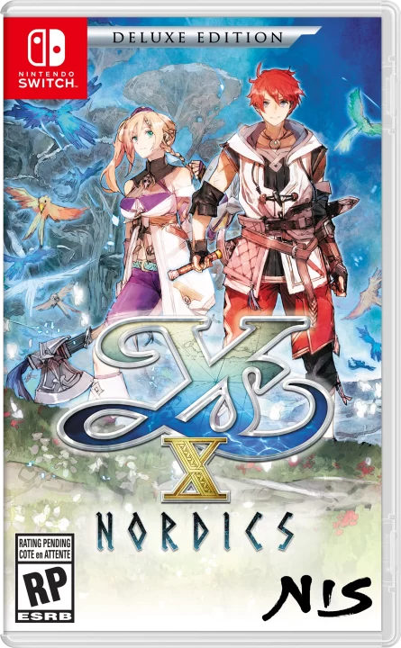 Ys X Nordics Cover Art US Switch