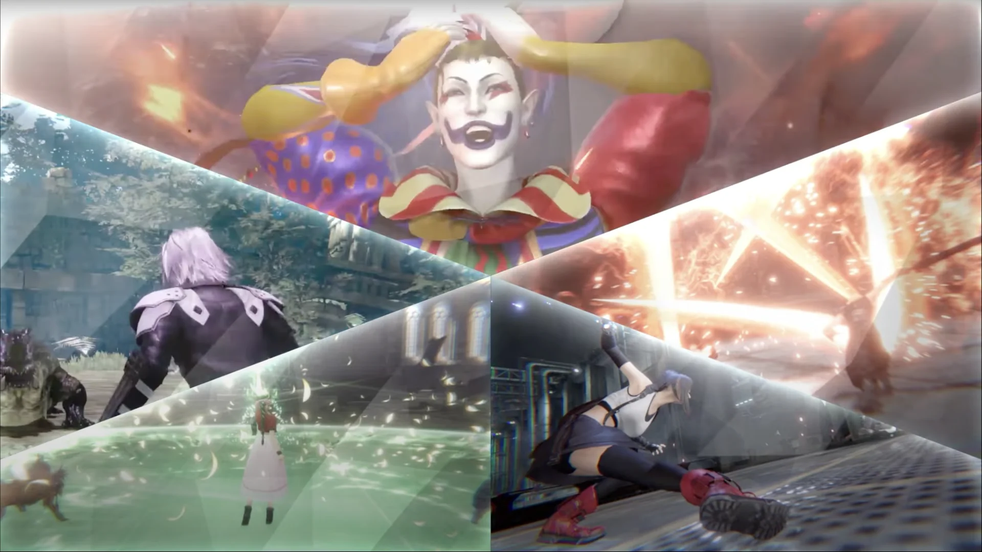 Final Fantasy VII Ever Crisis x Final Fantasy VI Crossover Art