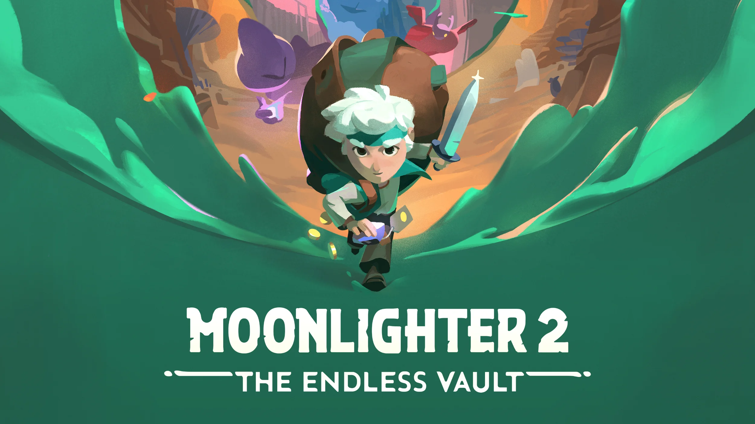 Moonlighter 2 The Endless Vault Artwork of protagonist Will