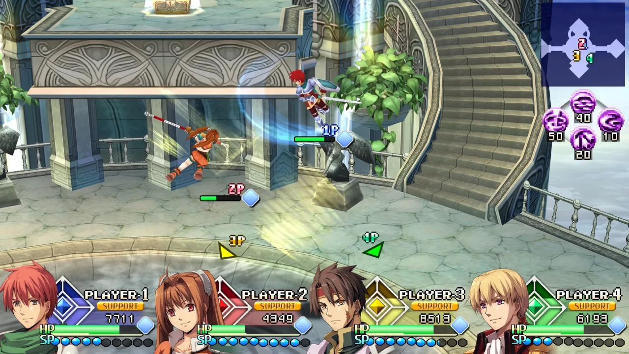 Ys vs. Trails in the Sky: Alternative Saga Screenshot