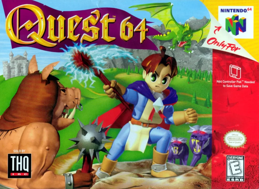 Quest 64 Cover Art NA