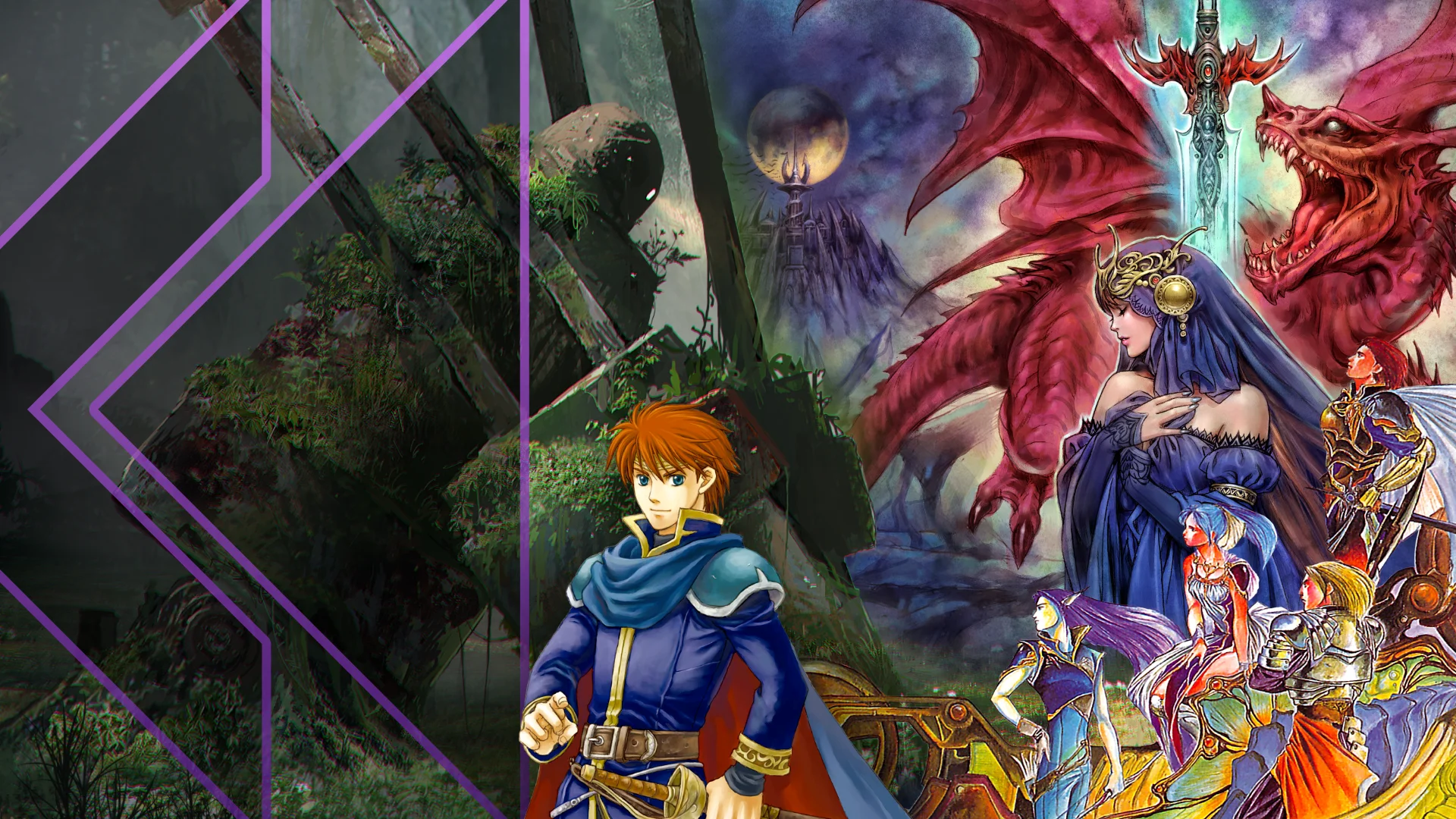 Retro Encounter 456 - art from NieR Automata, Xanadu Next, Fire Emblem, Lufia II