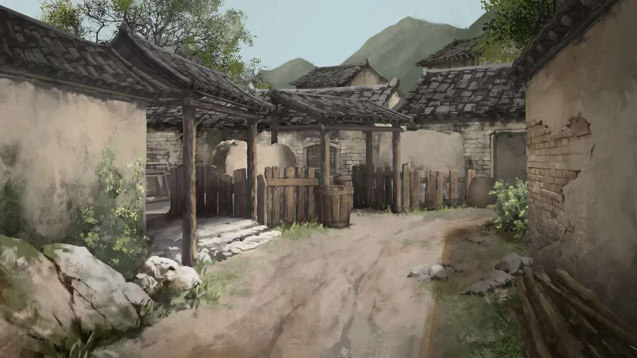 The Hungry Lamb Traveling in the Late Ming Dynasty Artwork 005
