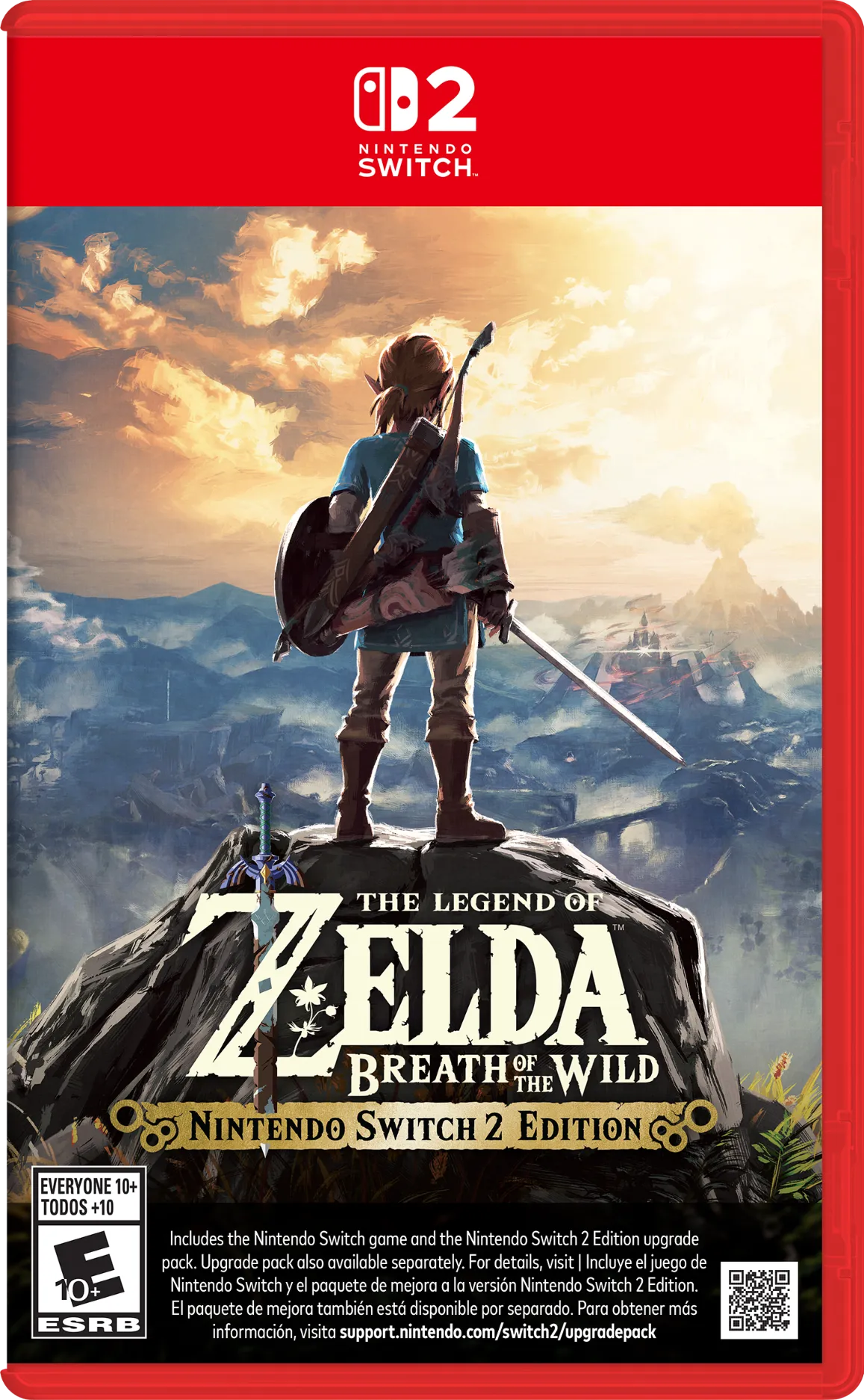 The Legend of Zelda Breath of the Wild Switch 2 Cover Art 001
