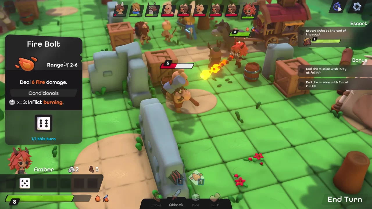Screenshot of Dobbel Dungeon