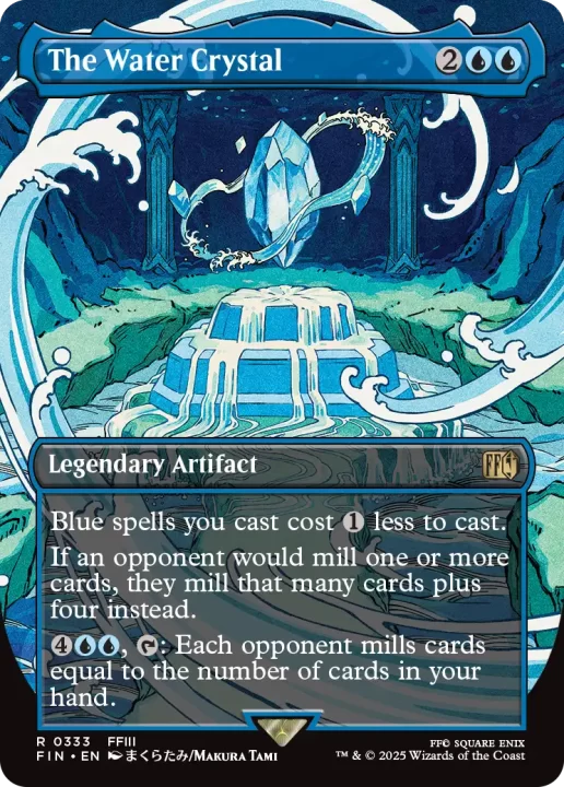 MTGxFF Card FFIII Water Crystal