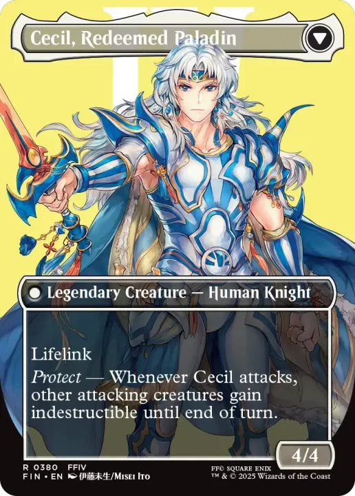 MTGxFF Card FFIV Cecil Paladin