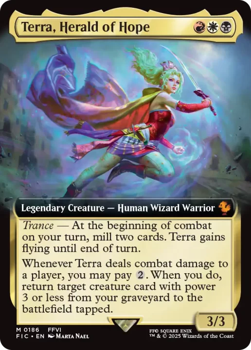 MTGxFF Card FFVI Terra, Herald of Hope 1