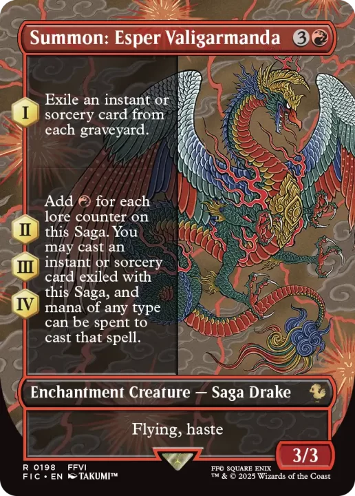 MTGxFF Card FFVI Summon - Valigarmanda