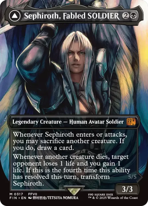 MTGxFF Card FFVII Sephiroth 1